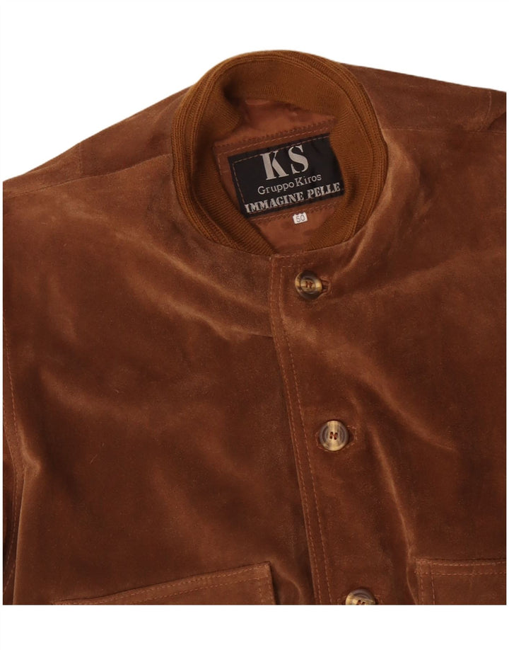 VINTAGE muška bomber jakna od brušene kože IT 50 velika smeđa koža