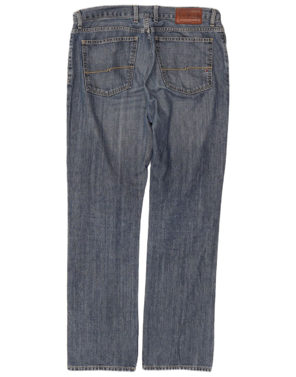 TOMMY HILFIGER Muške ravne traperice W33 L32 Plavi pamuk