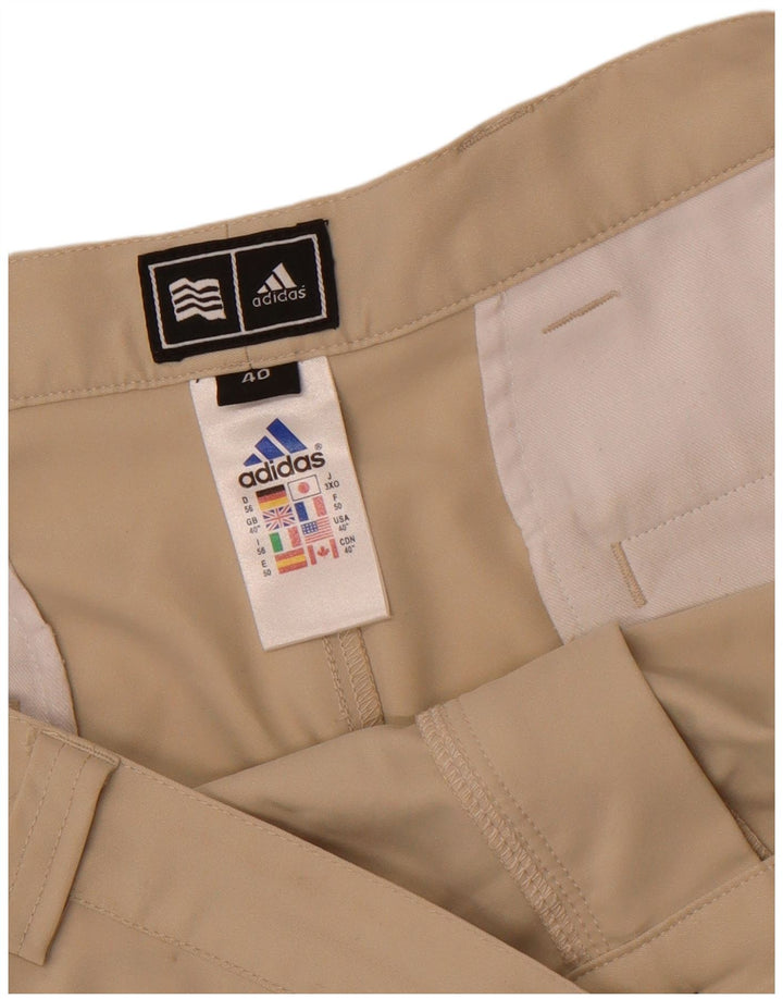 Adidas muške chino kratke hlače W40 XL bež poliester