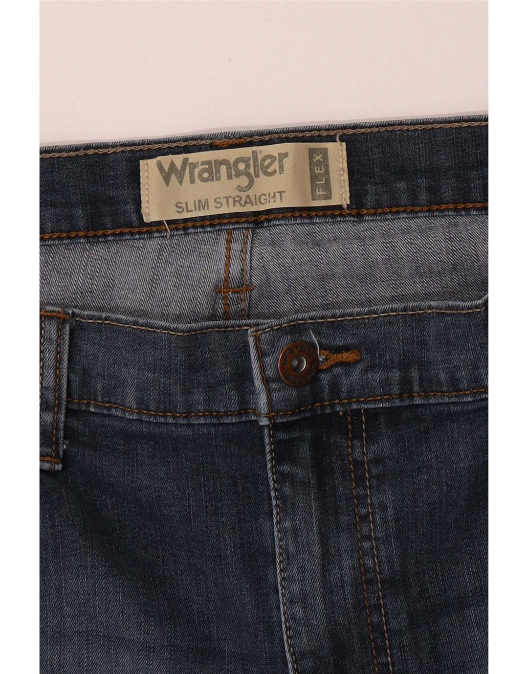Wrangler muške uske ravne traperice W38 L30 plave