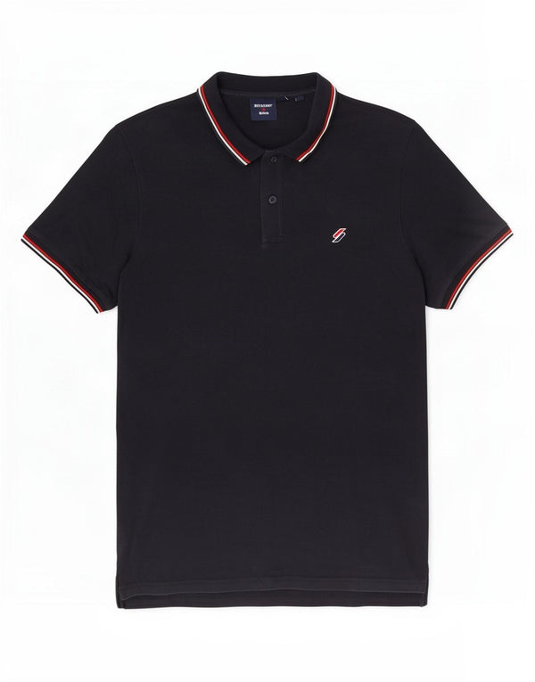 Superdry muška polo majica XL tamnoplavi pamuk