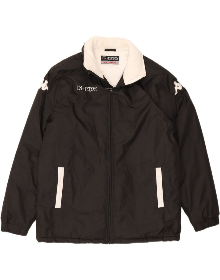 KAPPA muška vjetrovka jakna UK 44 2XL crni poliester