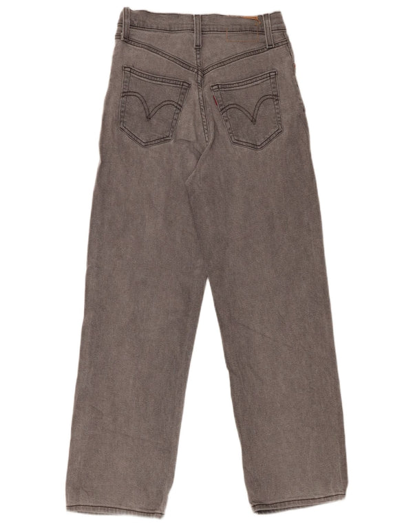 LEVI'S Ženske široke traperice visokog struka W24 L27 sive