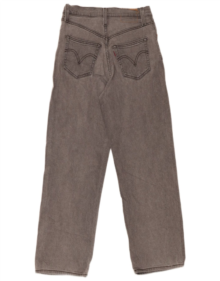 LEVI'S Ženske široke traperice visokog struka W24 L27 sive