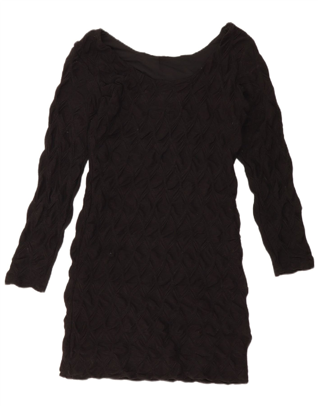 ZARA ženska plašt haljina dugih rukava UK 14 velika crna