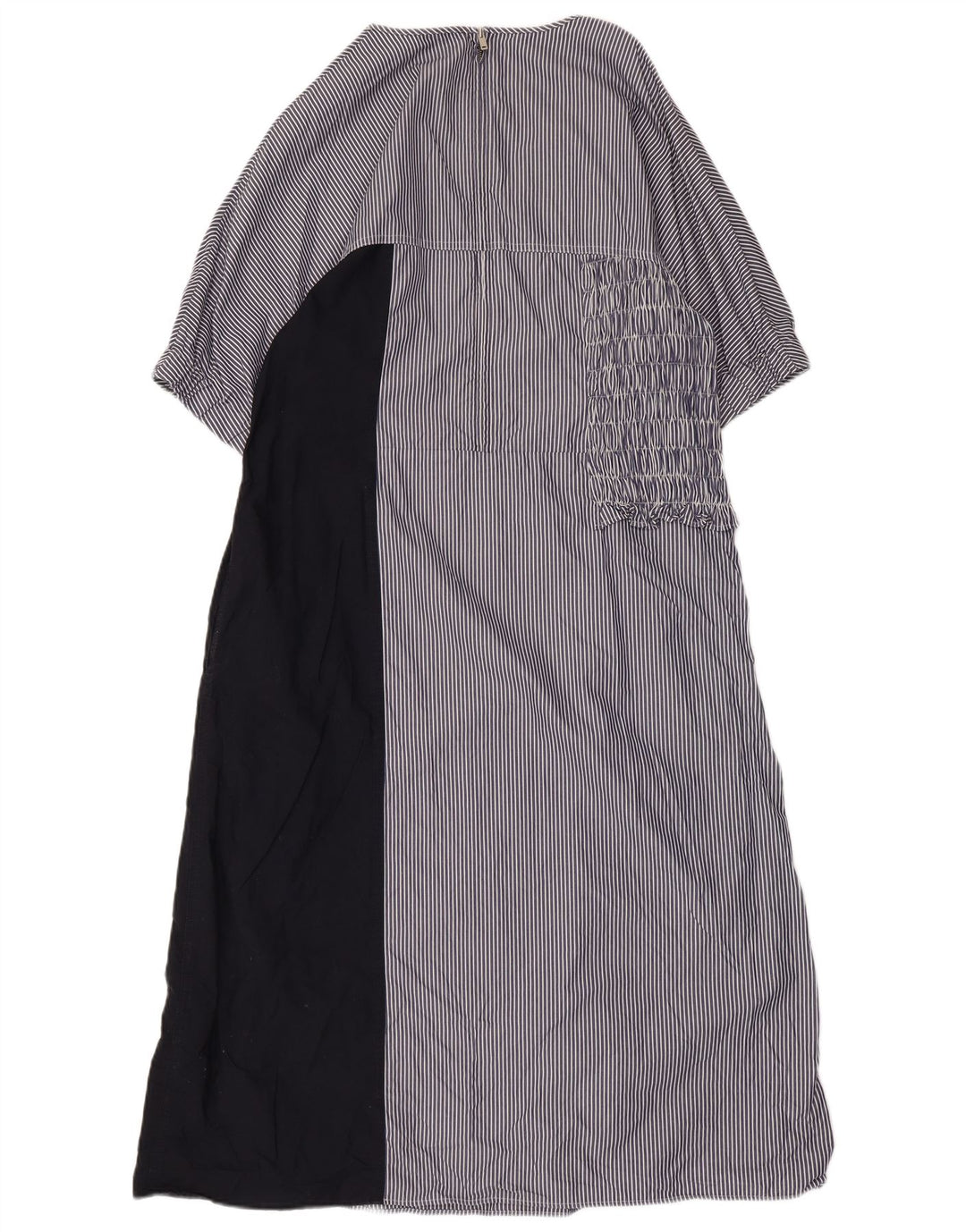 COS ženska maksi haljina EU 44 XL pamuk s tamnoplavim prugama