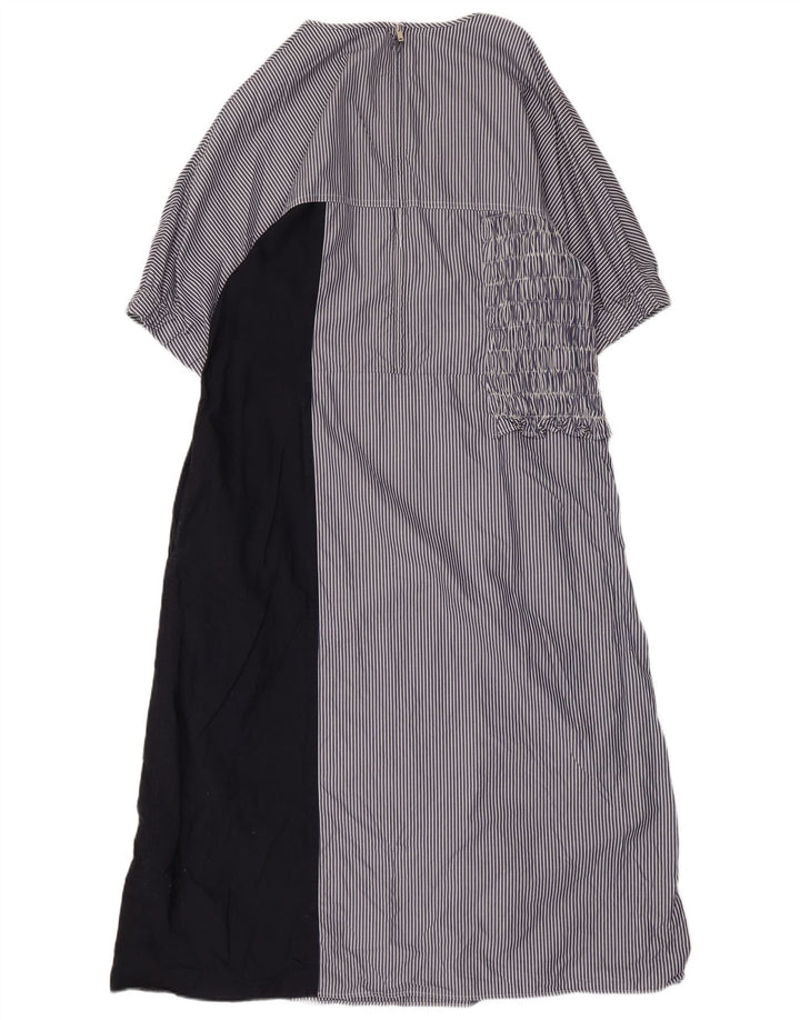 COS ženska maksi haljina EU 44 XL pamuk s tamnoplavim prugama