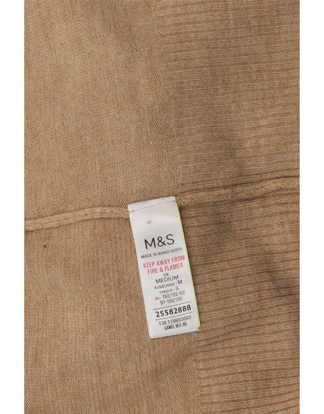 Marks & Spencer ženski džemper s kornjačičastim ovratnikom UK 14 Srednje bež