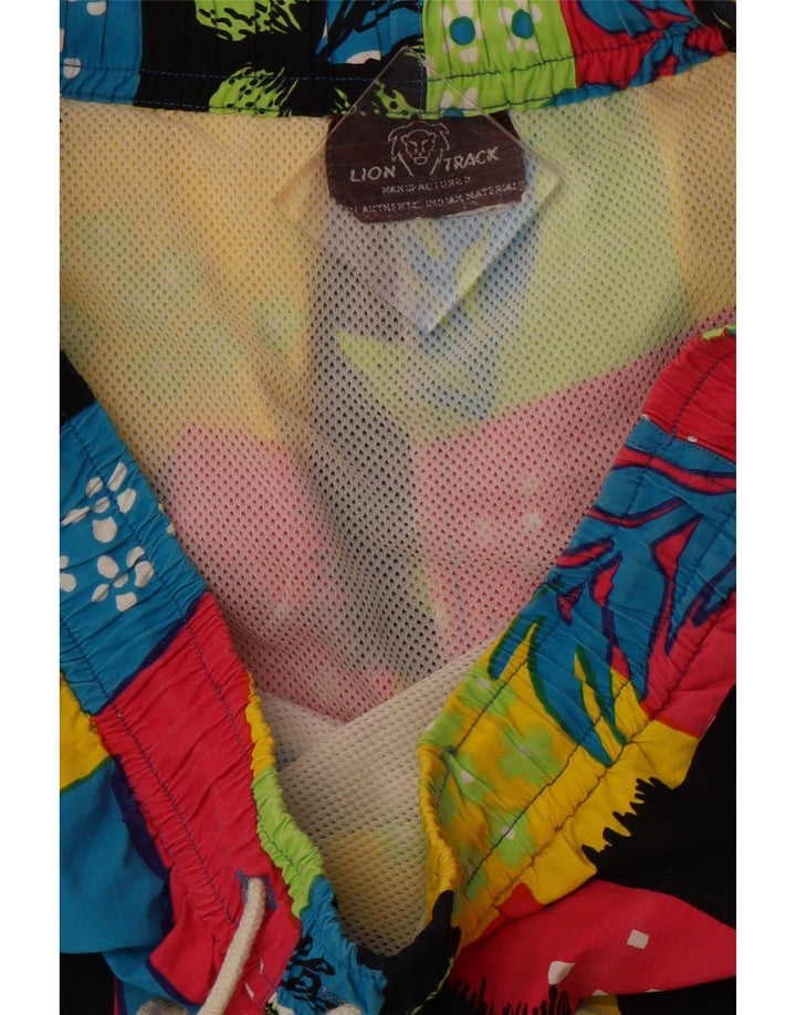 VINTAGE muške kratke hlače za plivanje, srednje raznobojne cvjetne