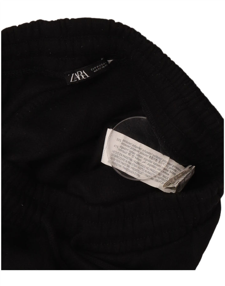 Ženska trenirka Zara Joggers UK 12 srednje crni poliester