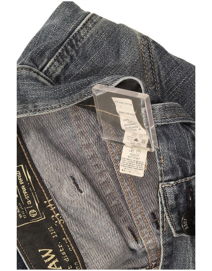 G-Star muške 3301 Bootcut traperice W36 L34 plavi pamuk