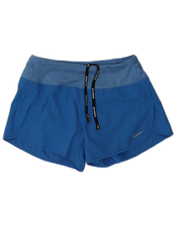 Nike ženske Dri Fit sportske kratke hlače UK 4 XS plavi poliester