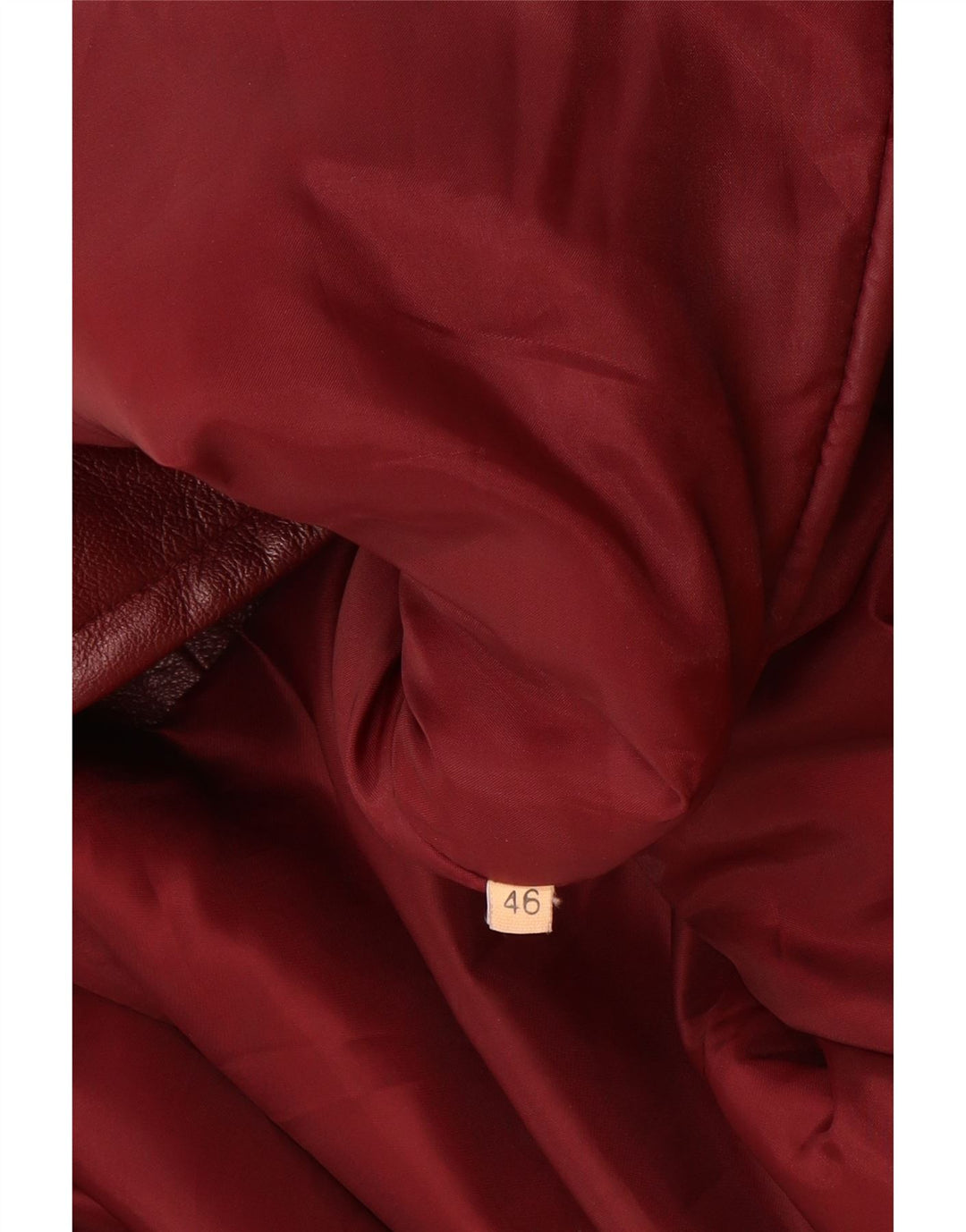 Vintage ženski kožni kaput IT 46 velika bordo koža