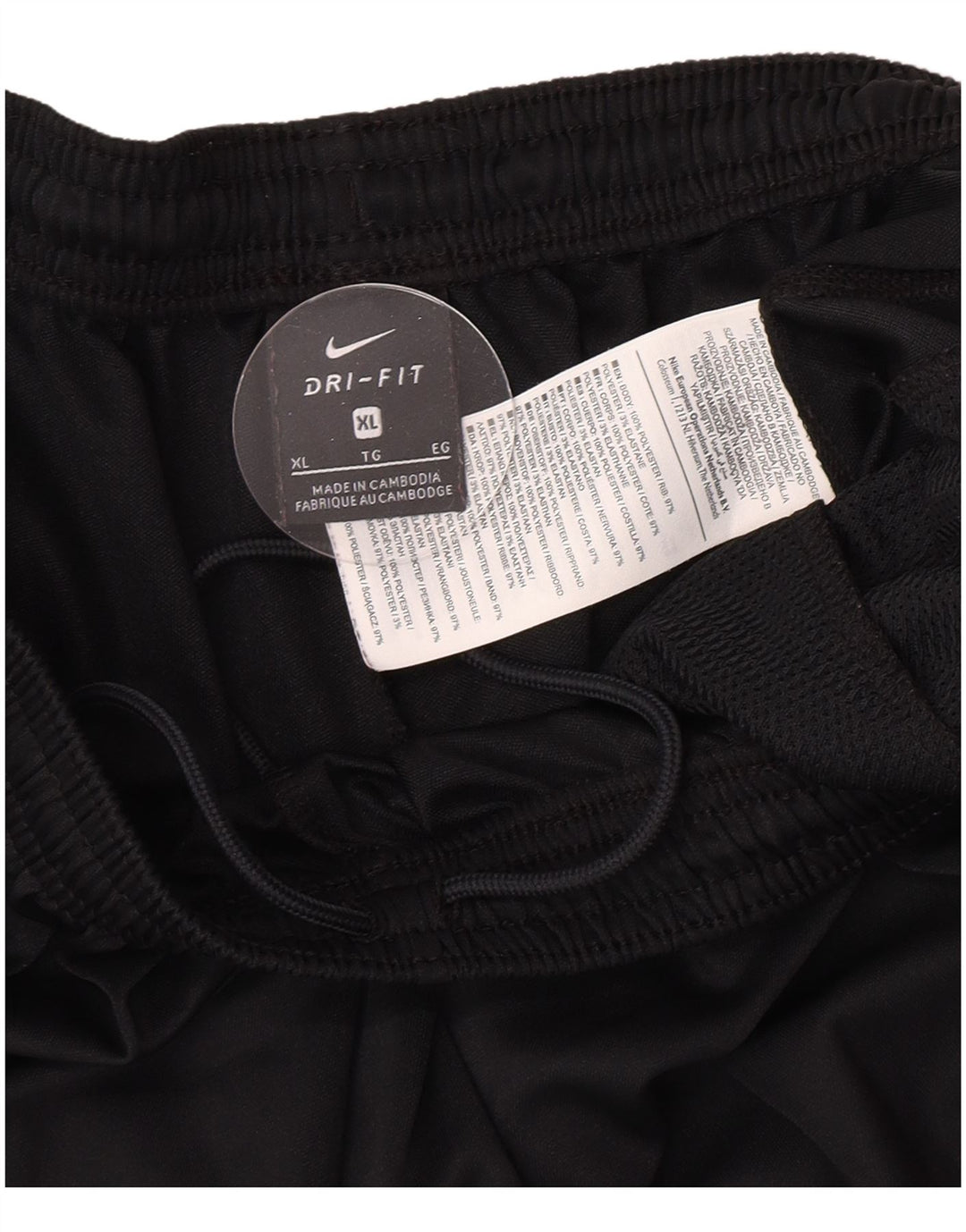 Nike Boys Dri Fit Hlače za trenirku 13-14 godina XL crne poliesterske