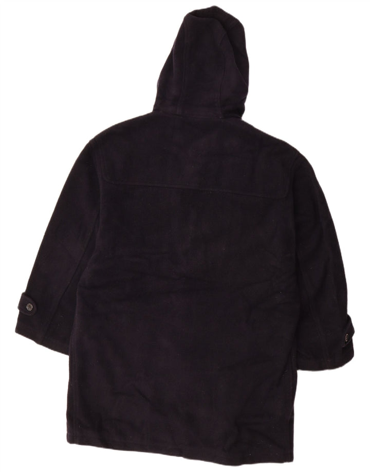 VINTAGE muški duffle kaput s kapuljačom IT 54 2XL tamnoplavi