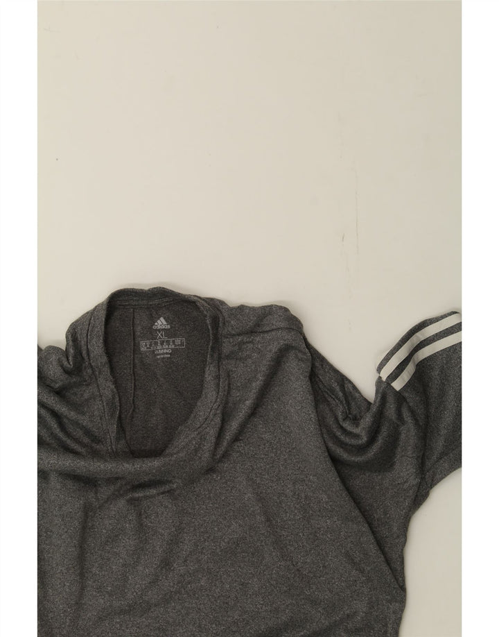 ADIDAS Womens Sweatshirt Jumper UK 20/22 XL Grey Polyester Vintage Adidas and Second-Hand Adidas from Messina Hembry 