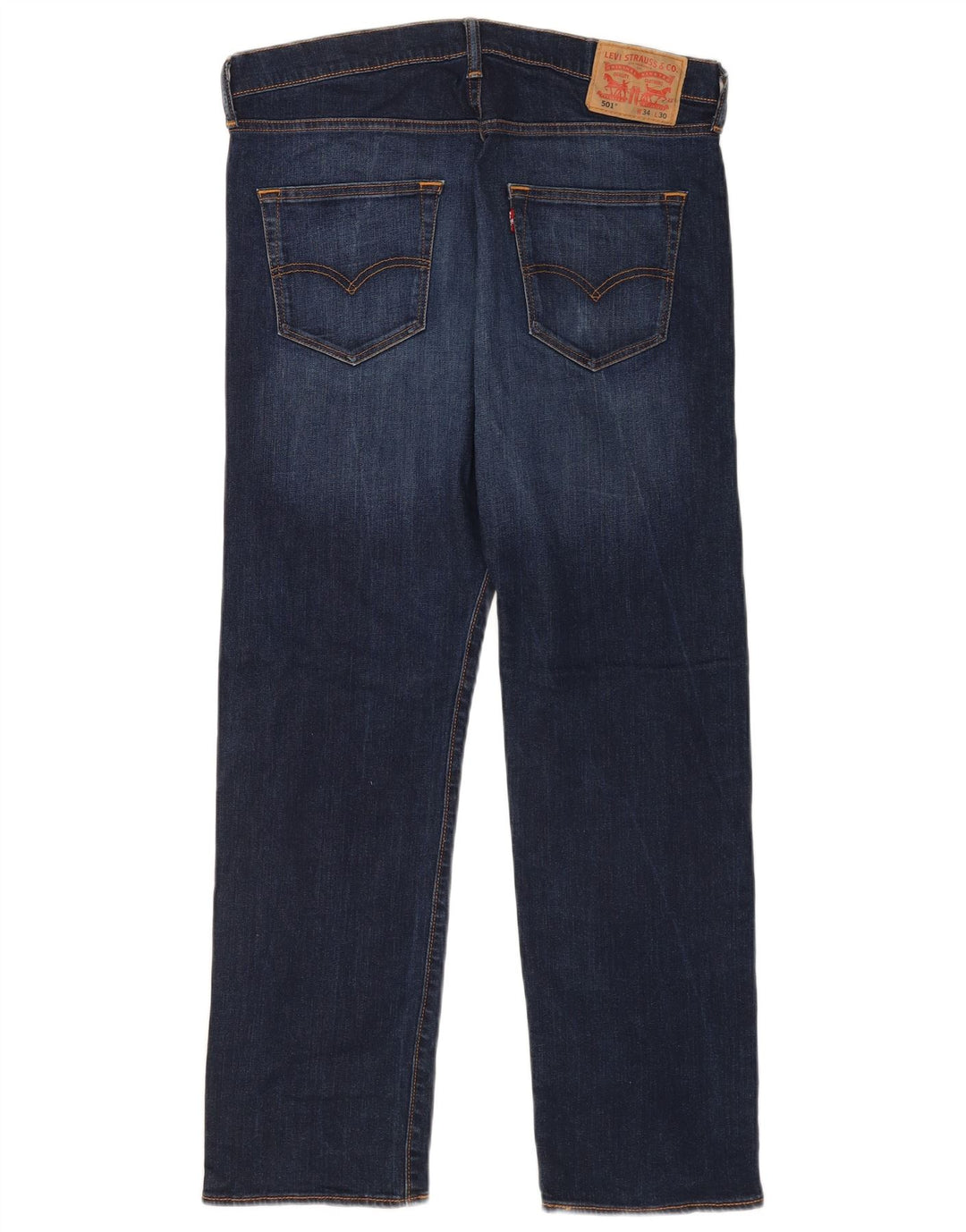 Levi's muške 501 ravne traperice W34 L30 tamnoplave
