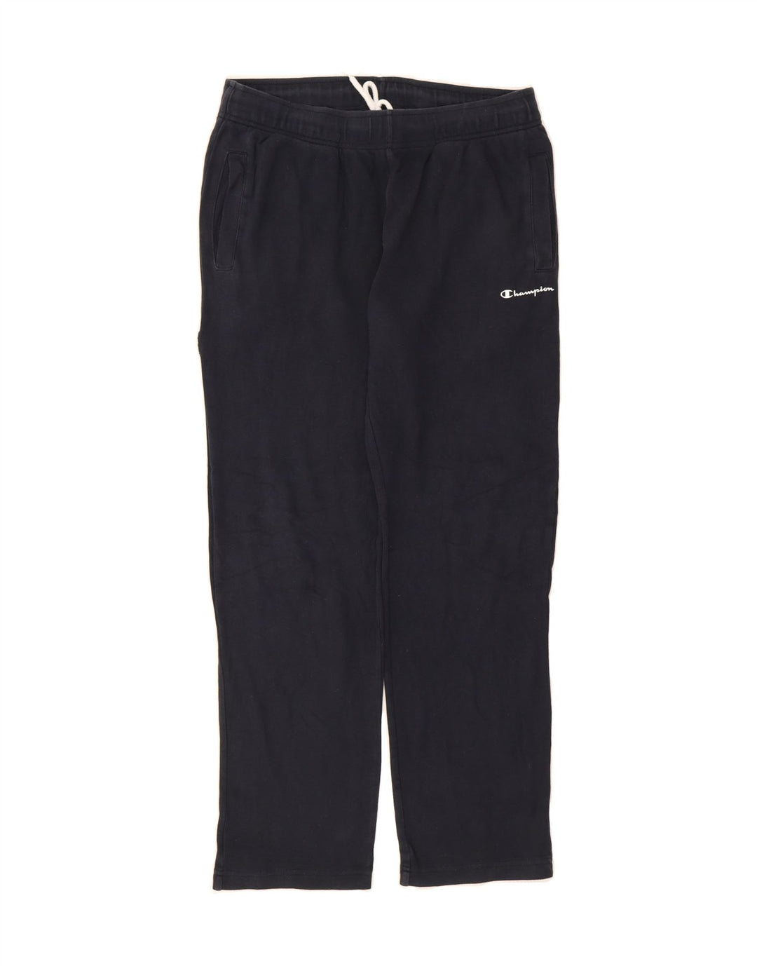 CHAMPION Mens Tracksuit Trousers Medium Navy Blue Cotton Vintage Champion and Second-Hand Champion from Messina Hembry 