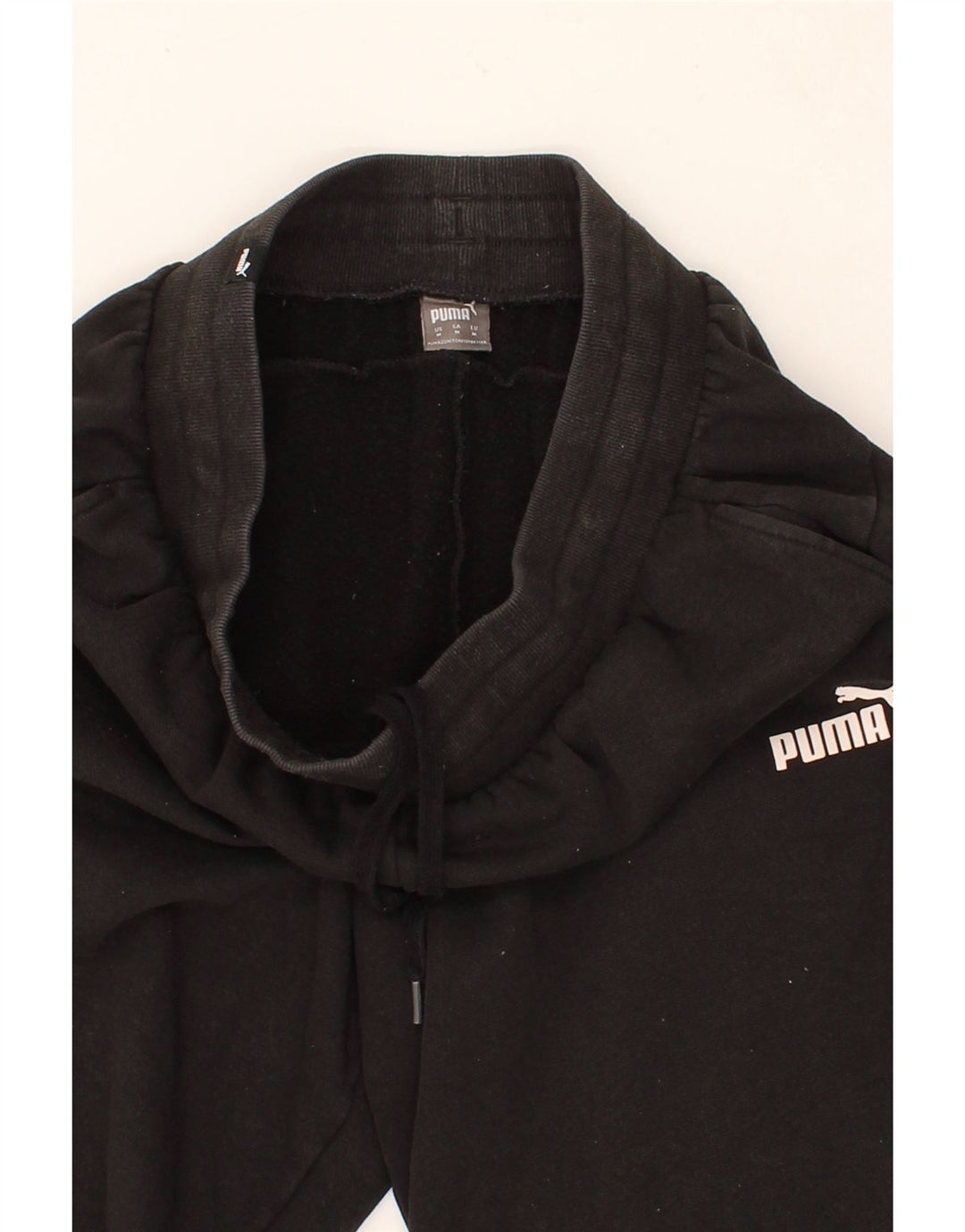 PUMA Womens Tracksuit Trousers Joggers UK 14 Medium Black Vintage Puma and Second-Hand Puma from Messina Hembry 