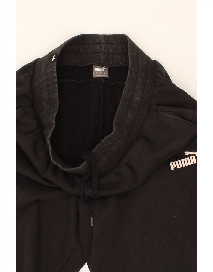 PUMA Womens Tracksuit Trousers Joggers UK 14 Medium Black Vintage Puma and Second-Hand Puma from Messina Hembry 