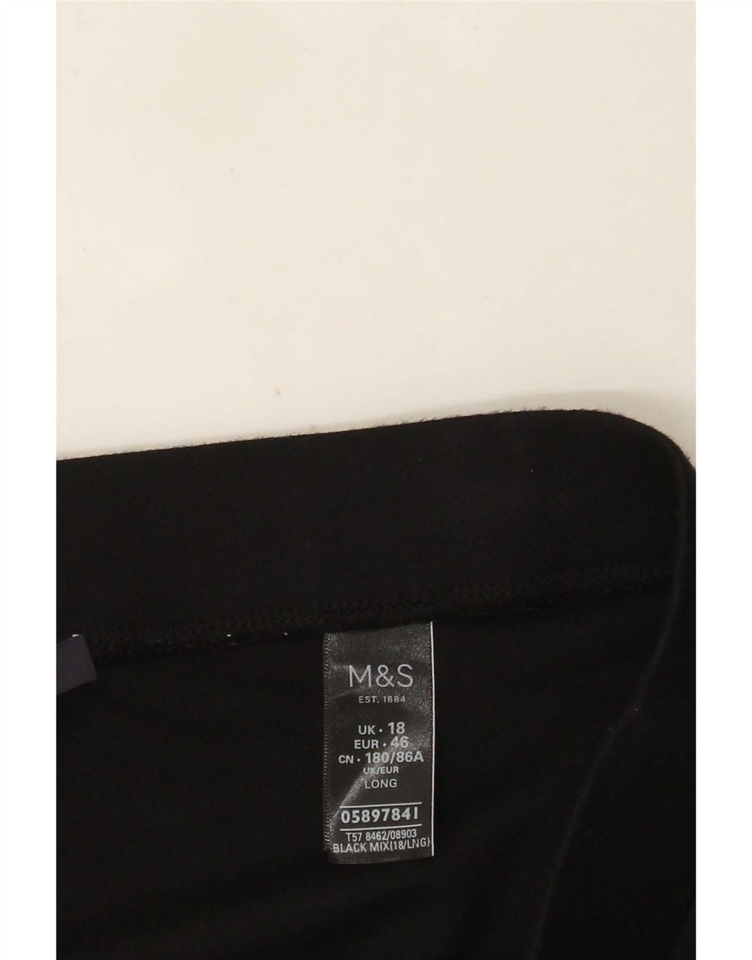 Marks & Spencer ženske tajice UK 18 XL crna viskoza