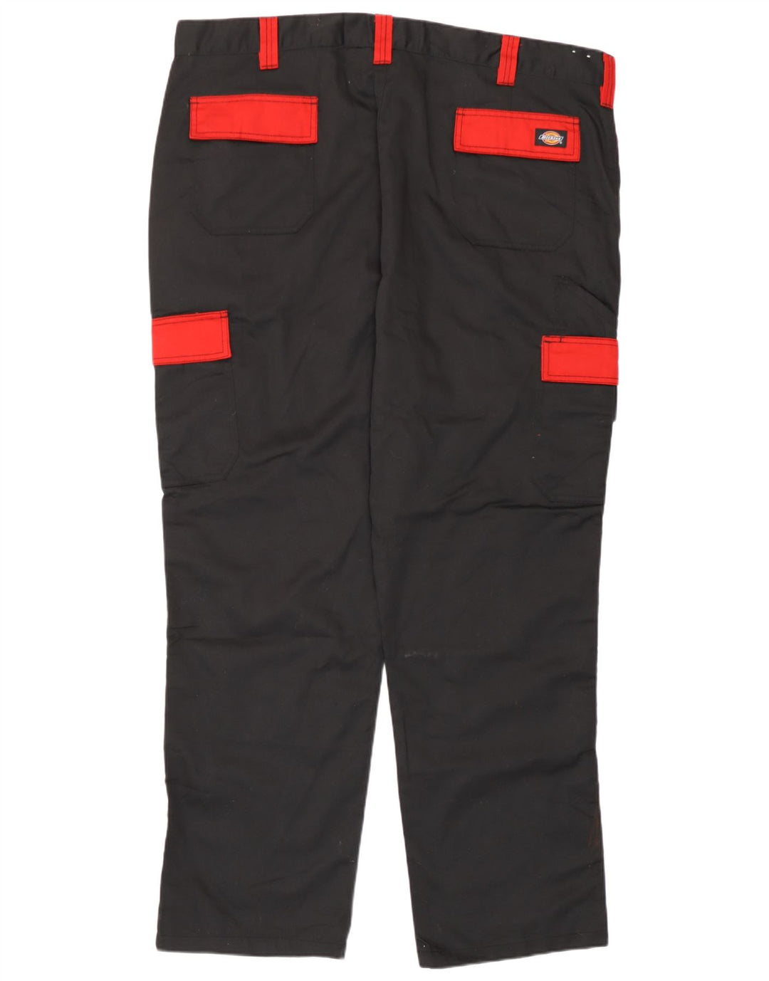 Dickies muške ravne kargo hlače W44 L31 crni poliester u boji
