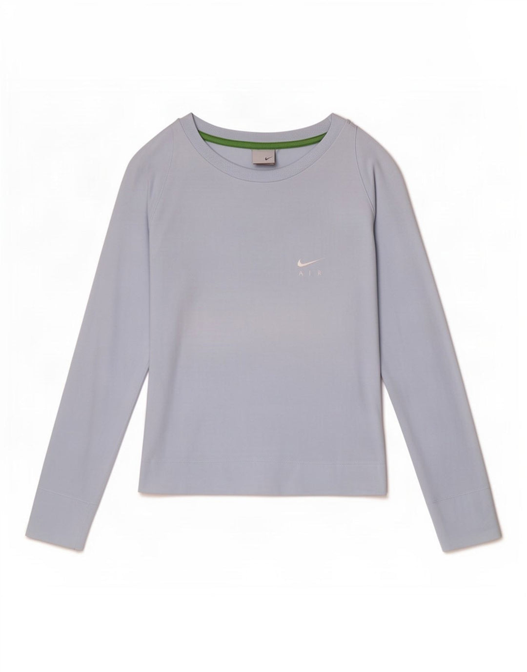 Nike Ženska majica dugih rukava UK 10/12 Srednje plavi pamuk