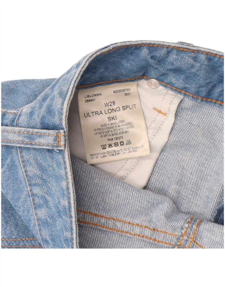 Lee ženska maksi traper suknja W28 srednje plavi pamuk