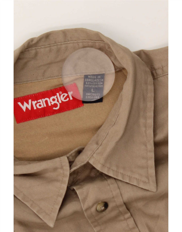 Wrangler velika muška košulja, bež pamuk