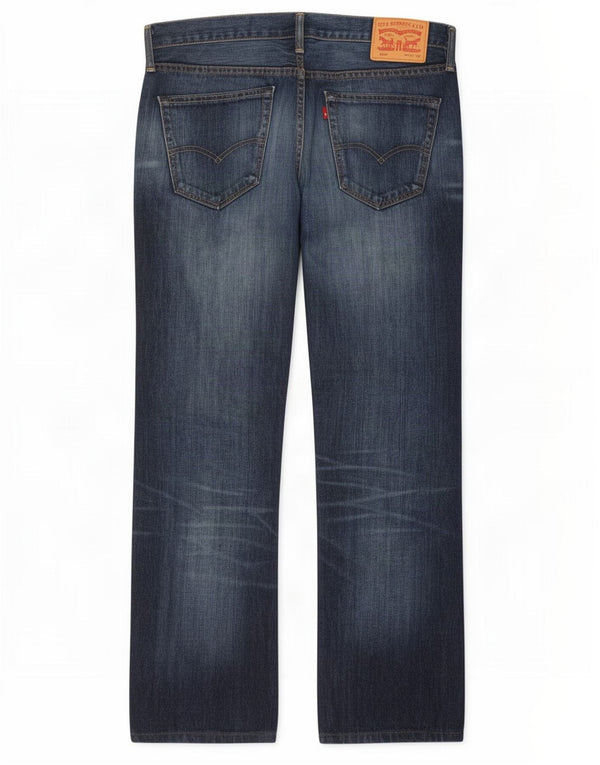 Levi's muške 527 Bootcut traperice W34 L31 tamnoplavi pamuk