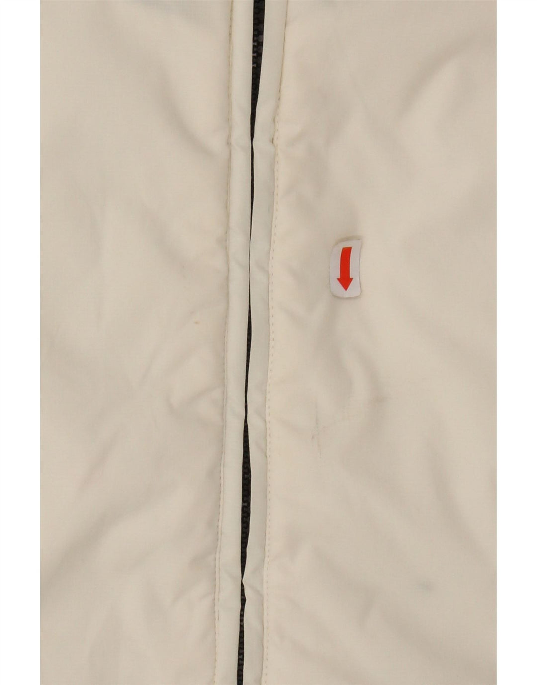 SERGIO TACCHINI Womens Hooded Padded Jacket IT 44 Medium White Polyamide