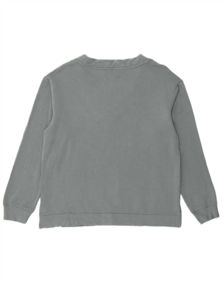 ORVIS velika ženska majica s kratkim rukavima UK 10 Small Blue Modal