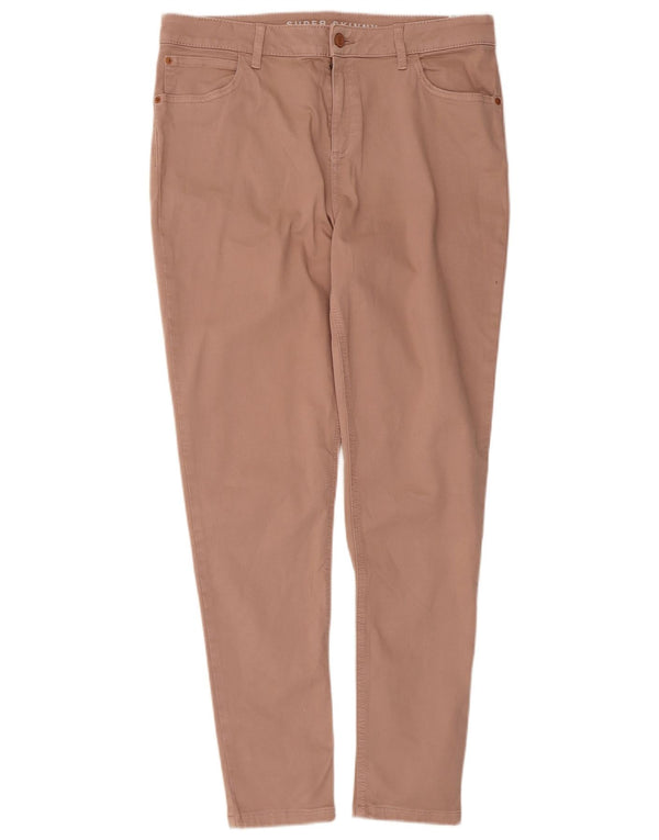Marks & Spencer ženske ležerne hlače UK 14 Large W32 L28 Pink