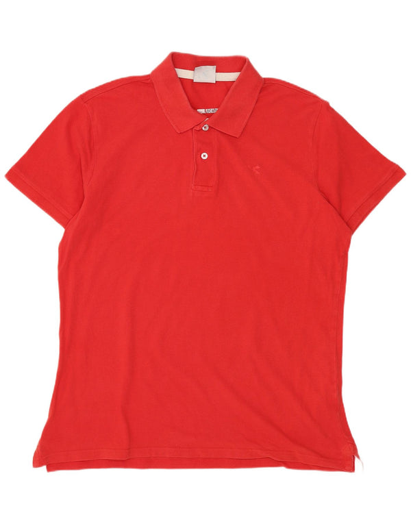 DIADORA Mens Polo Shirt Large Red