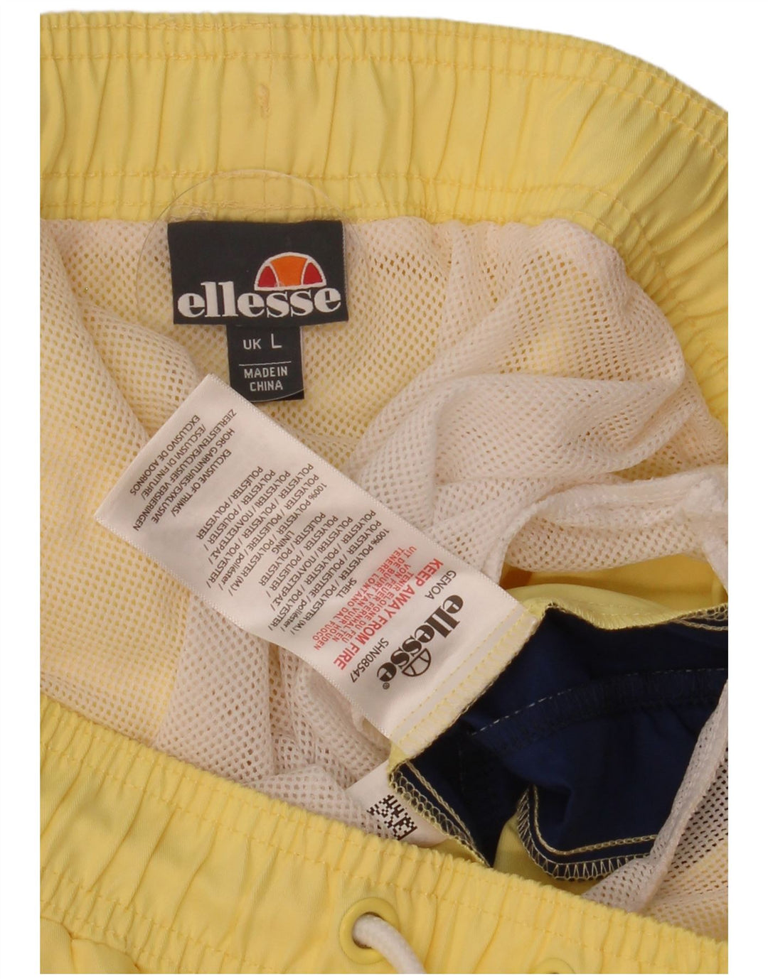 Ellesse muške kratke hlače za plivanje veliki žuti poliester u boji