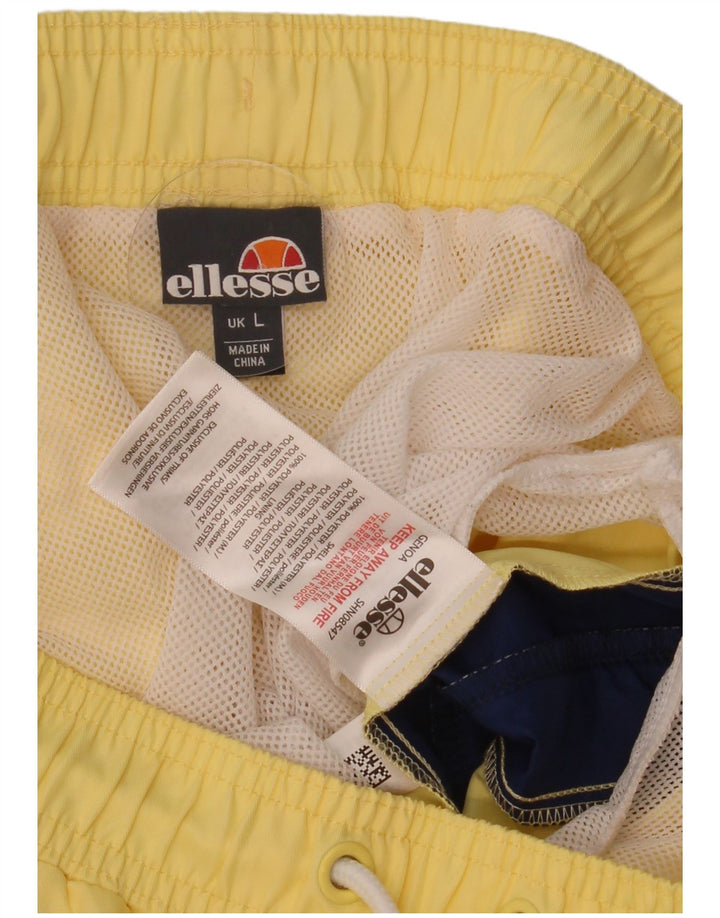 Ellesse muške kratke hlače za plivanje veliki žuti poliester u boji