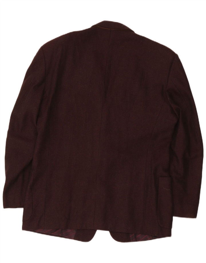 Cerruti 1881 Muška jakna sa 2 gumba UK 40 Large Brown Lambswool