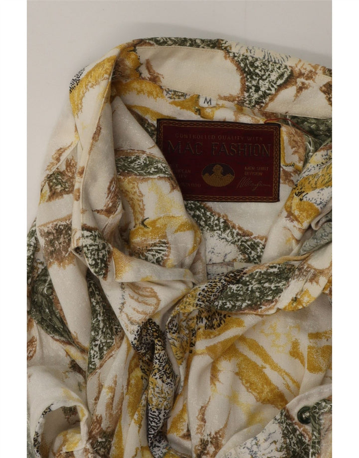 MAC muška košulja kratkih rukava srednje bež cvjetne boje