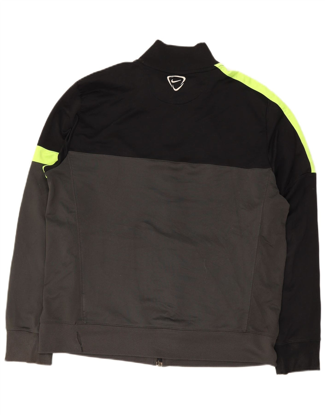 Nike Dri Fit gornja jakna za trenirku XL sivi poliester u boji