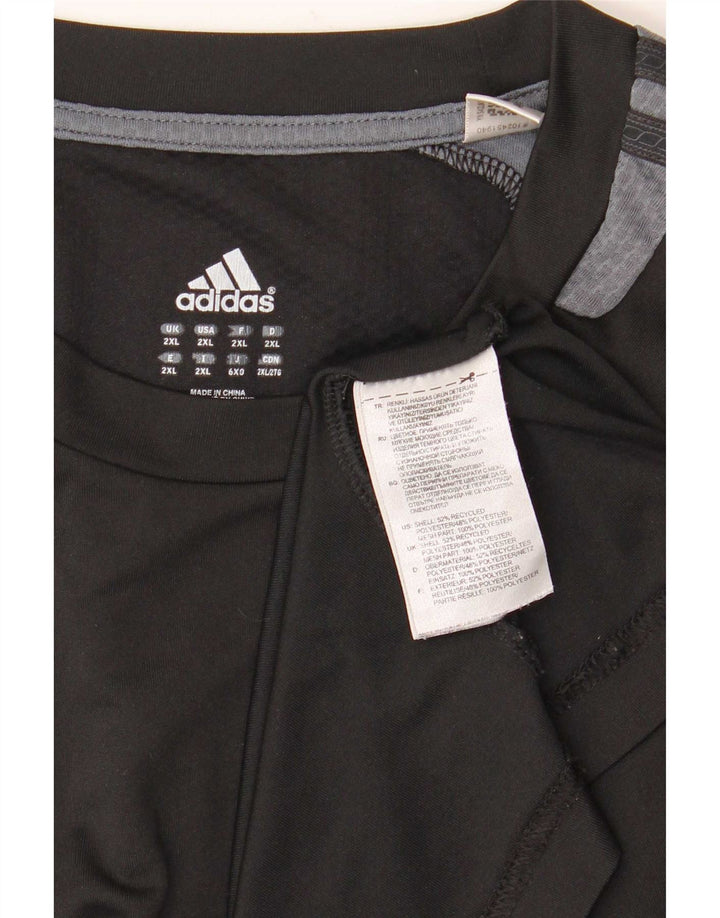 Adidas muška majica kratkih rukava Climacool 2XL crni poliester u boji