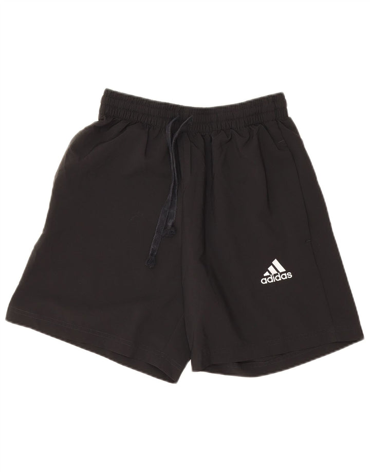 Male crne sportske kratke hlače Adidas Primegreen od poliestera