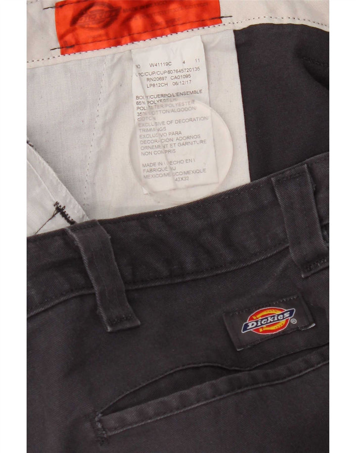 Dickies muške ravne chino hlače W42 L32 tamnoplavi poliester