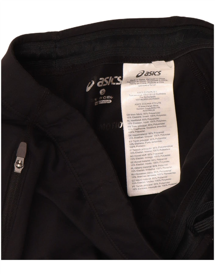 Asics ženske tajice UK 8 Male crne geometrijske poliamidne