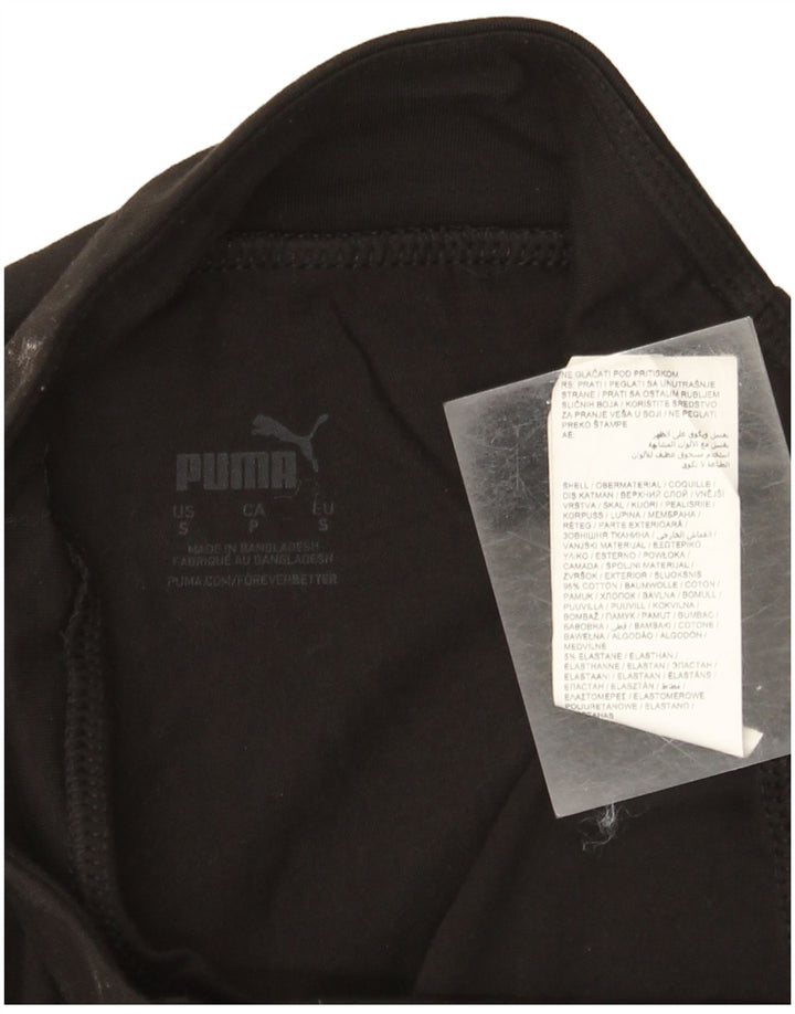 Puma ženske grafičke tajice UK 8 male crne pamučne