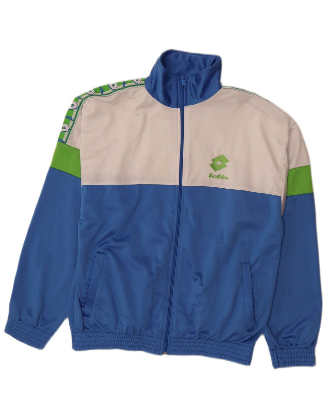 LOTTO muška trenirka s grafičkim motivima, velika plava jakna u boji
