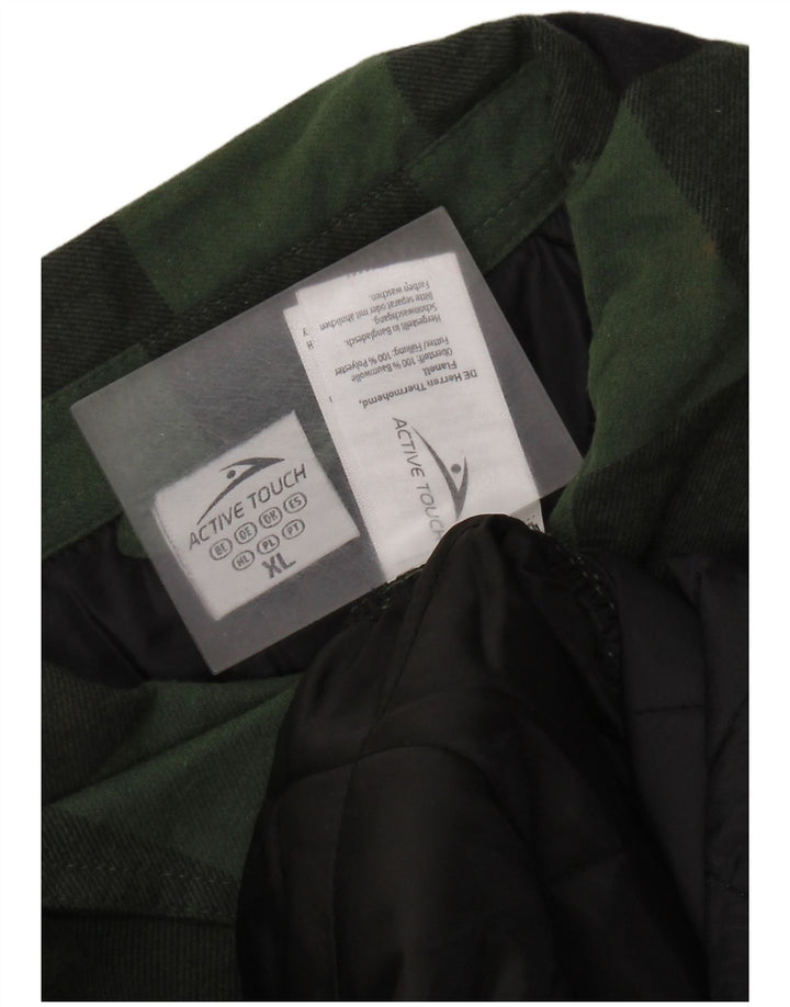 ACTIVE TOUCH Muška košulja od flanela Lumberjack XL Green Gingham pamuk