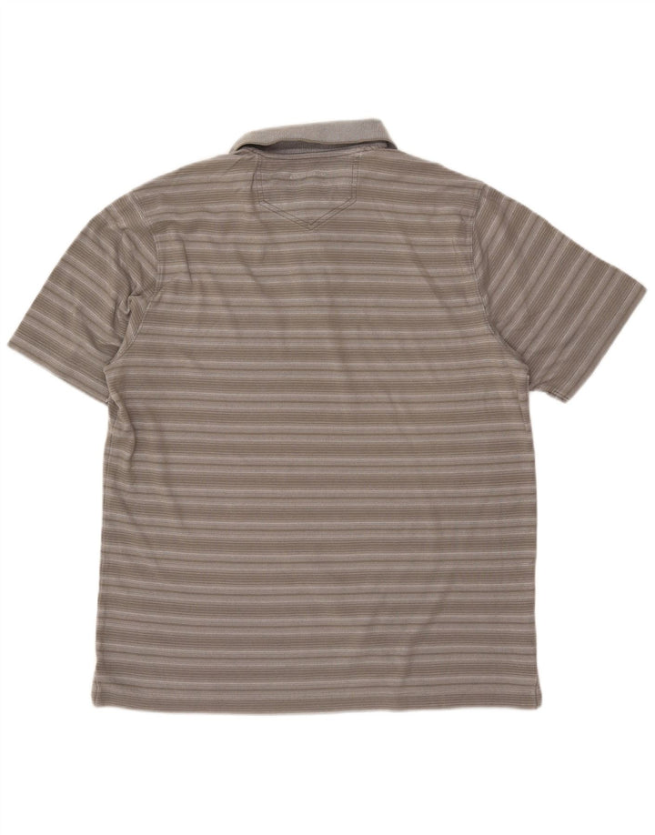 EDDIE BAUER Muška polo majica, pamuk na srednje sive pruge