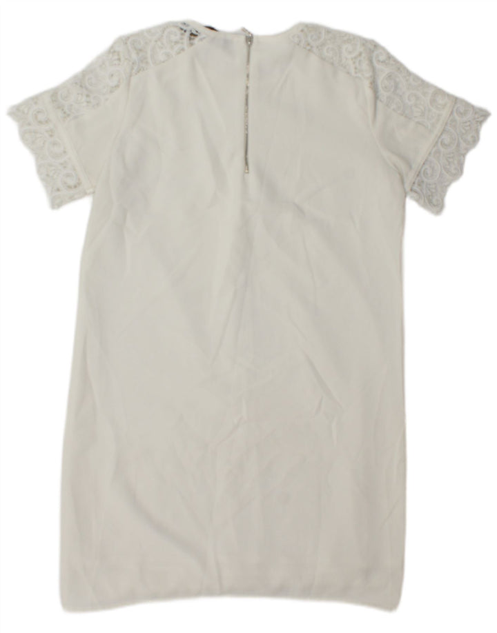 Zara ženska duga haljina UK 10 Small White Paisley