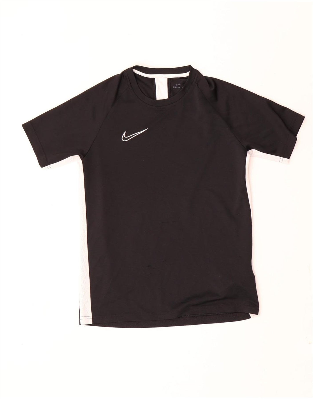 Nike Boys Dri Fit T-Shirt Top 12-13 Years Large Black Poliester