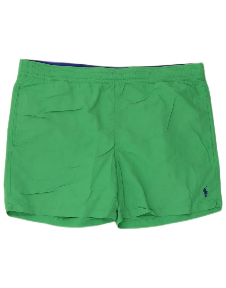 Polo Ralph Lauren muške kratke hlače za kupanje srednje zelene boje od poliestera